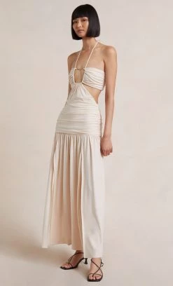 Bec&Bridge ADALINE CUT OUT MAXI DRESS - SHELL NEW
