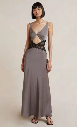 Bec&Bridge CAMILLE MAXI DRESS - PEWTER