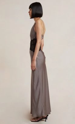 Bec&Bridge CAMILLE MAXI DRESS - PEWTER