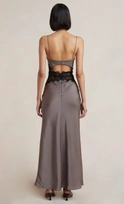 Bec&Bridge CAMILLE MAXI DRESS - PEWTER