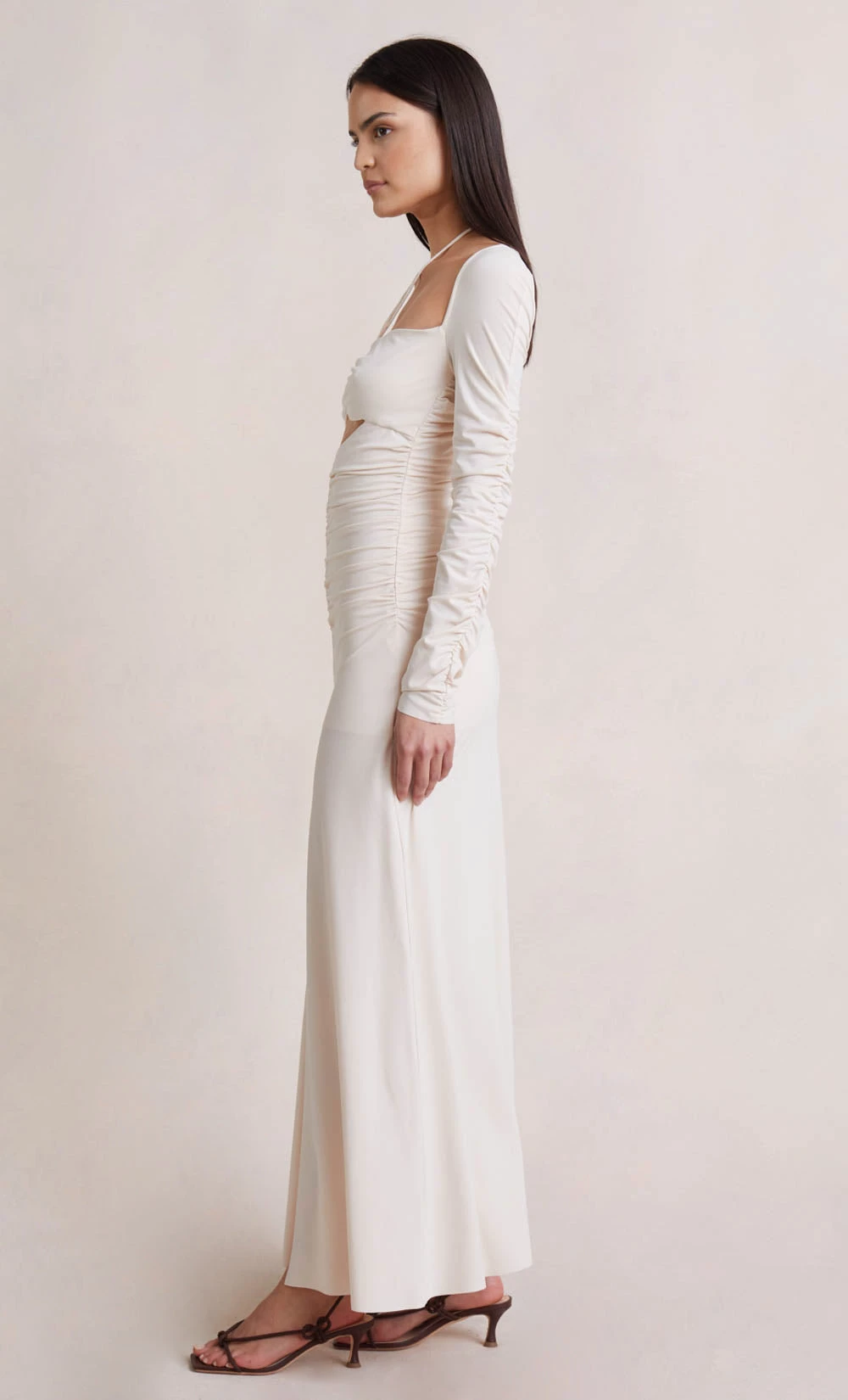 Bec&Bridge ADALINE LONG SLEEVE MAXI DRESS - SHELL 5 Bec&Bridge ADALINE LONG SLEEVE MAXI DRESS - SHELL