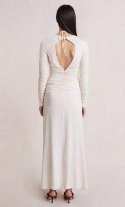 Bec&Bridge ADALINE LONG SLEEVE MAXI DRESS - SHELL 11 Bec&Bridge ADALINE LONG SLEEVE MAXI DRESS - SHELL