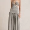 Bec&Bridge ADALINE CUT OUT MAXI DRESS - TAUPE NEW