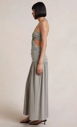Bec&Bridge ADALINE CUT OUT MAXI DRESS - TAUPE NEW 7 Bec&Bridge ADALINE CUT OUT MAXI DRESS - TAUPE NEW