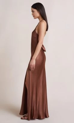 Bec&Bridge NEW ANNIKA MAXI DRESS - CHOCOLATE