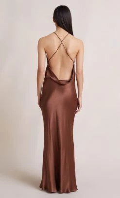 Bec&Bridge NEW ANNIKA MAXI DRESS - CHOCOLATE