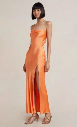 Bec&Bridge NEW ANNIKA COWL MAXI DRESS - SORBET
