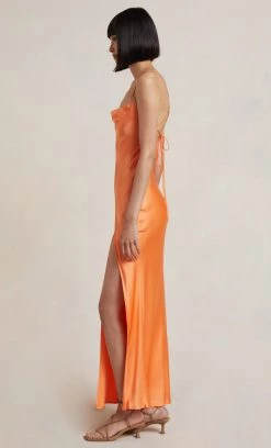 Bec&Bridge NEW ANNIKA COWL MAXI DRESS - SORBET