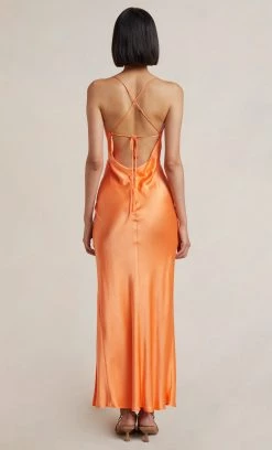 Bec&Bridge NEW ANNIKA COWL MAXI DRESS - SORBET
