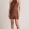 Bec&Bridge ANNIKA MINI DRESS - CHOCOLATE