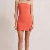 Bec&Bridge NEW CECILY MINI DRESS - BLOOD ORANGE