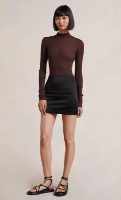 Bec&Bridge CHARLOTTE SKIVVY - CHOCOLATE Tops