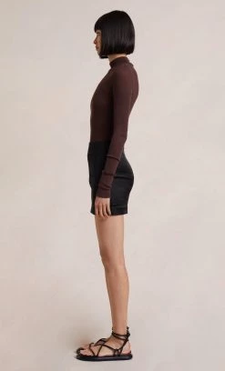 Bec&Bridge CHARLOTTE SKIVVY - CHOCOLATE Tops