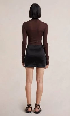 Bec&Bridge CHARLOTTE SKIVVY - CHOCOLATE Tops