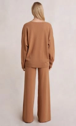 Bec&Bridge LADINA KNIT LONG SLEEVE TOP - CAMEL 7 Bec&Bridge LADINA KNIT LONG SLEEVE TOP - CAMEL