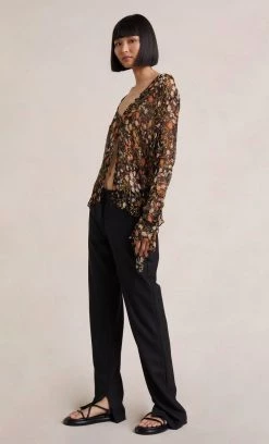 Bec&Bridge NIGHTSHADE LONG SLEEVE SHIRT - PRINT