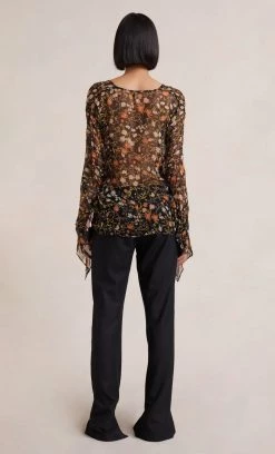 Bec&Bridge NIGHTSHADE LONG SLEEVE SHIRT - PRINT