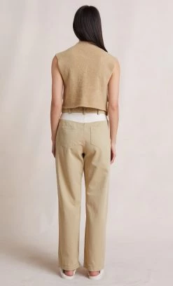 Bec&Bridge JAEL KNIT TOP - TAUPE