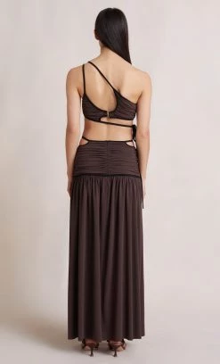 Bec&Bridge NEW LENA MAXI SKIRT - COGNAC