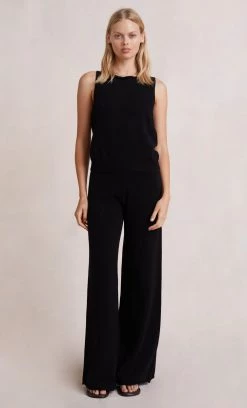 Bec&Bridge LADINA KNIT TOP - BLACK