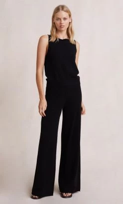Bec&Bridge Bottoms LADINA KNIT PANT - BLACK