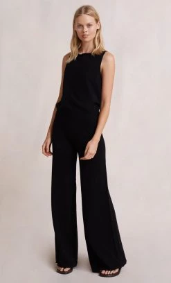 Bec&Bridge LADINA KNIT TOP - BLACK