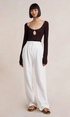 Bec&Bridge HARRIET PANT - IVORY