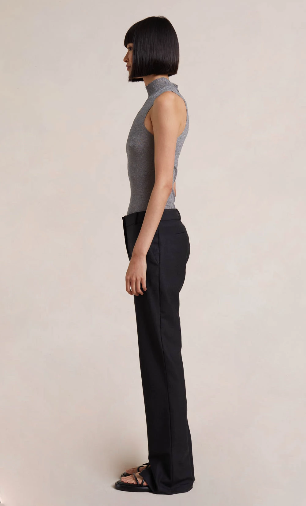 Bec&Bridge SUZA LUREX KNIT TOP - SILVER 4 Bec&Bridge SUZA LUREX KNIT TOP - SILVER