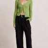 Bec&Bridge JACINTA KNIT CARDIGAN - LIME GREEN Tops