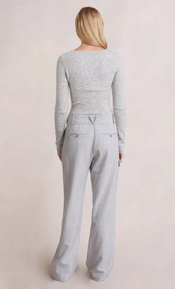 Bec&Bridge Tops JACINTA KNIT CARDIGAN - GREY MARLE