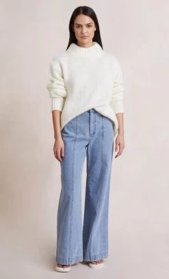 Bec&Bridge ROMANA KNIT JUMPER - IVORY