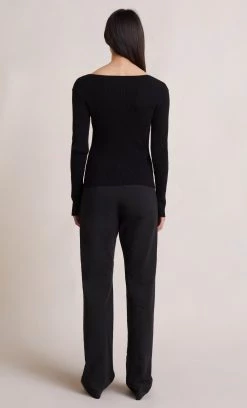 Bec&Bridge NEW SAPPHIRA KNIT CARDIGAN - BLACK