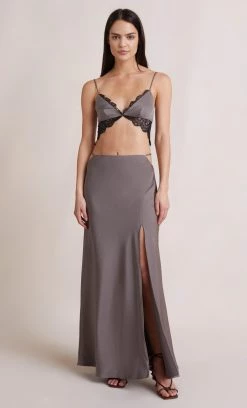 Bec&Bridge CAMILLE TOP - PEWTER NEW