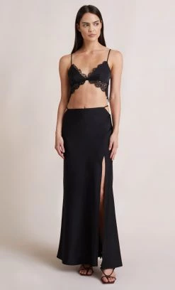 Bec&Bridge NEW CAMILLE MAXI SKIRT - BLACK