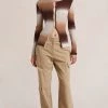 Bec&Bridge Tops ALANA LONG SLEEVE KNIT CARDIGAN - CHOC GRADIENT