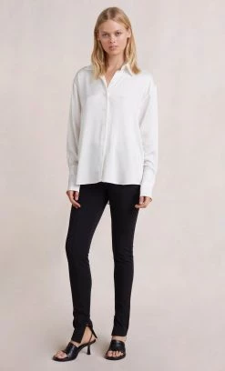 Bec&Bridge SANSA SILK SHIRT - IVORY