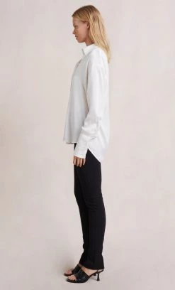 Bec&Bridge SANSA SILK SHIRT - IVORY