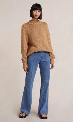 Bec&Bridge GINNY KNIT JUMPER - TAN
