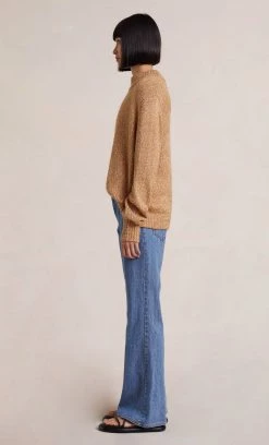 Bec&Bridge GINNY KNIT JUMPER - TAN