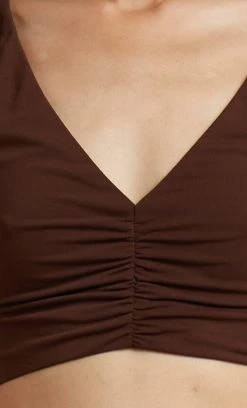 Bec&Bridge MYLA TOP - CHOCOLATE NEW