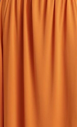 Bec&Bridge MYLA MAXI SKIRT - SPICED ORANGE NEW