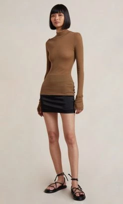 Bec&Bridge CHARLOTTE SKIVVY - CAMEL Tops