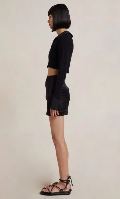 Bec&Bridge Tops NINA KNIT TOP - BLACK