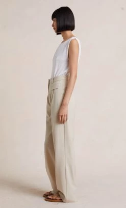 Bec&Bridge EMMY PANT - BONE Bottoms