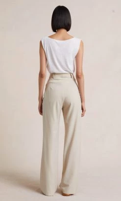 Bec&Bridge EMMY PANT - BONE Bottoms