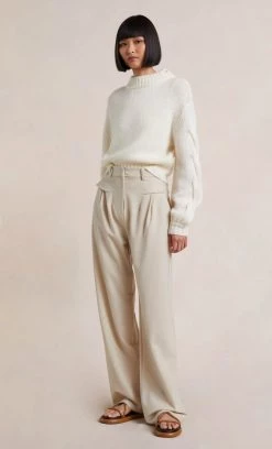 Bec&Bridge CELESTE KNIT JUMPER - IVORY