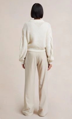 Bec&Bridge CELESTE KNIT JUMPER - IVORY