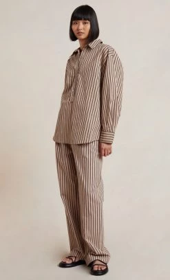 Bec&Bridge LEROY SHIRT - STRIPE NEW