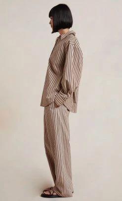 Bec&Bridge LEROY SHIRT - STRIPE NEW