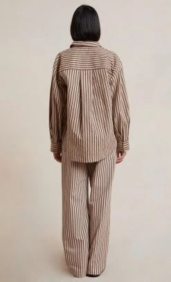 Bec&Bridge LEROY SHIRT - STRIPE NEW